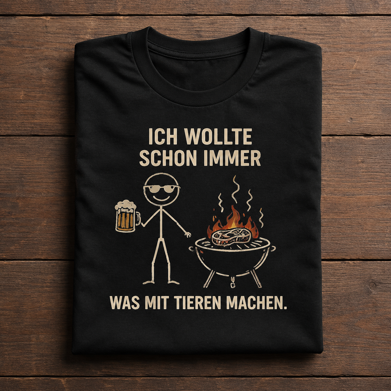 Schon immer was mit Tieren Premium T-Shirt